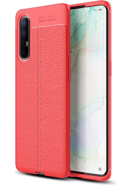 Oppo Reno 3 Pro 5g Kılıf Deri Tarzı Niss Silikon Case