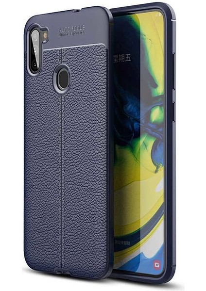 Samsung Galaxy M11 Kılıf Deri Tarzı Niss Silikon Case