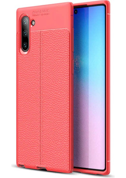 Samsung Galaxy Note 10 Kılıf Deri Tarzı Niss Silikon Case