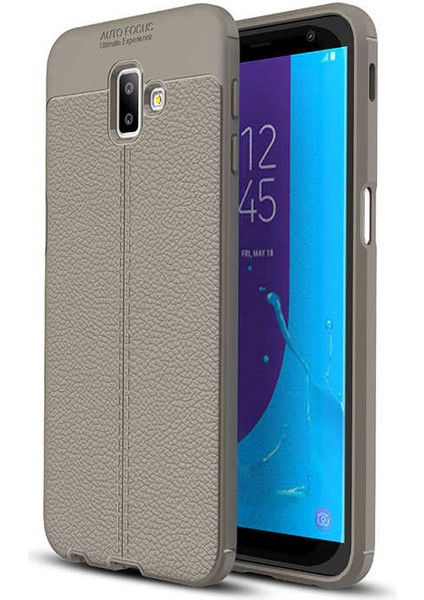 Samsung Galaxy J6 Plus Kılıf Deri Tarzı Niss Silikon Case