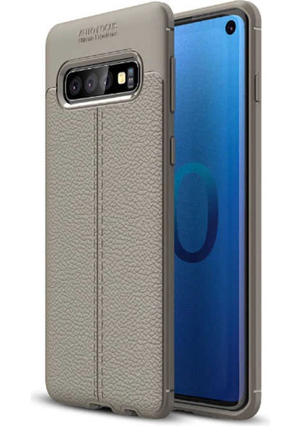 Samsung Galaxy S10E Kılıf Deri Tarzı Niss Silikon Case