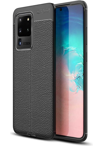 Samsung Galaxy S20 Ultra Kılıf Deri Tarzı Niss Silikon Case