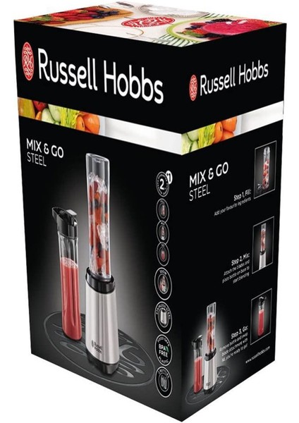 23470-56 Mix & Go Steel Blender