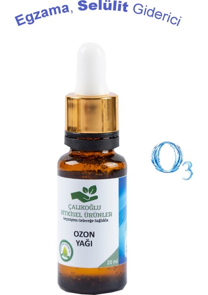 Çalıkoğlu Bitkisel Ozon Yağı 20 ml Egzama ve Ağrı Giderici Etkisiyle Cilt Bakım Ürünü