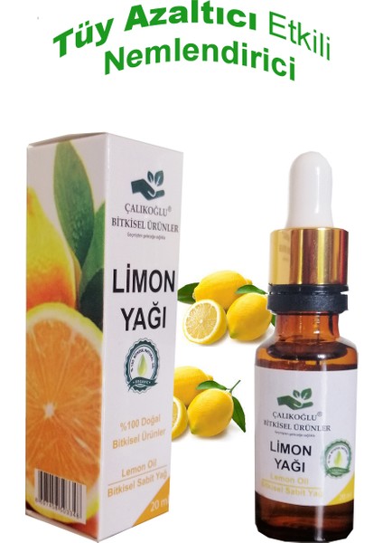 Tüy Azaltıcı Mersinin Limon Kabuğu Yağı 20 ml