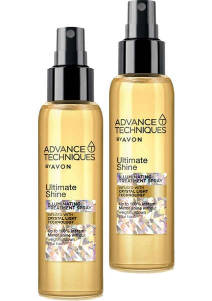 Advance Techniques Parlaklık Veren Saç Bakım Spreyi 100 Ml. Ikili Set