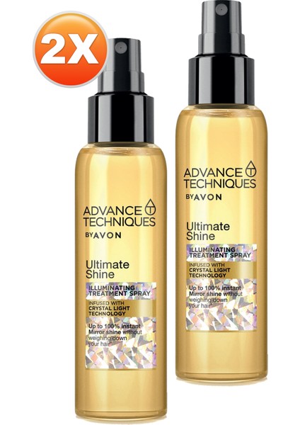 Advance Techniques Parlaklık Veren Saç Bakım Spreyi 100 Ml. Ikili Set