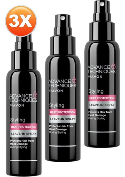 Advance Techniques Saçları Isı Etkilerinden  Sprey 100 Ml. Üçlü Set