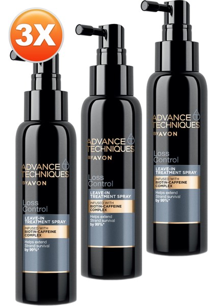 Advance Techniques Koparak Saç Spreyi 100 Ml Üçlü Set