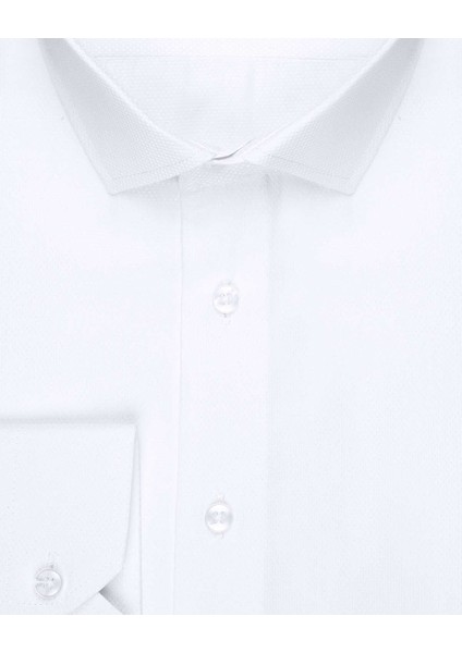 Armür Desenli Slim Fit Beyaz Erkek Gömlek fiyatları