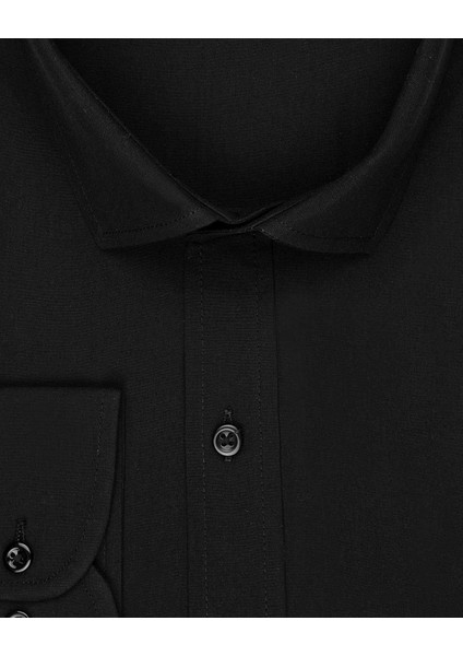 Slim Fit Siyah Erkek Gömlek fiyatları