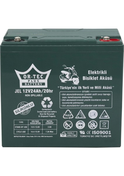 Ortec 12 V 20 Amper Elektrikli Aküsü