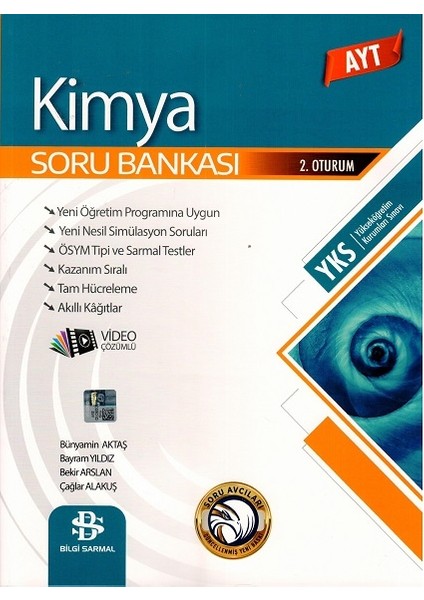 Bilgi Sarmal Yayınları AYT Kimya Soru Bankası