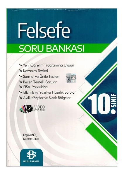 Bilgi Sarmal Yayınları 10. Sınıf Felsefe Soru Bankası