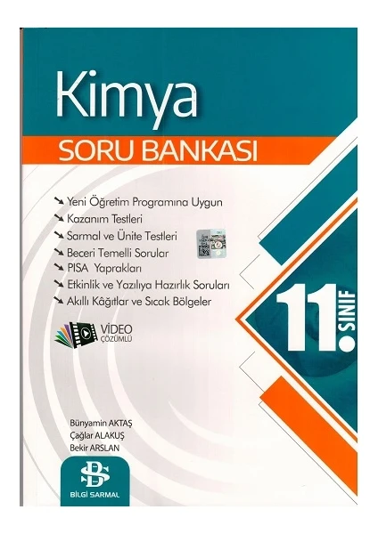 Bilgi Sarmal Yayınları 11. Sınıf Kimya Soru Bankası