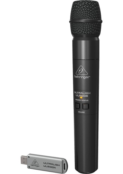Ultralink ULM100USB Dijital Kablosuz Vokal Mikrofonu (Usb Alıcılı)