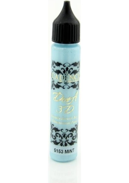 3D Dora Boncuk Boya 25 ml 5153 Mint