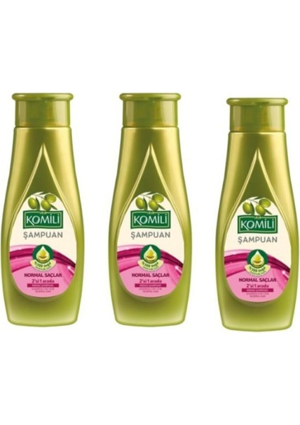 Şampuan Normal Saçlar Için Şampuan & Saç Kremi 2 Si 1 Arada 500 ml x 3 Adet