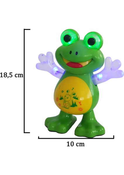 Dans Eden Kurbağa Müzikli Işıklı Oyuncak