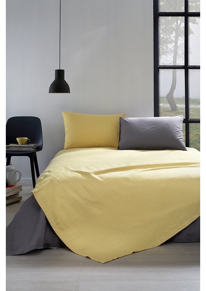 Colormix Hardal Çift Kişilik Pamuklu Pike Takımı