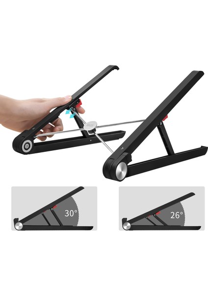 X1 Laptop ve Tablet Standı Siyah
