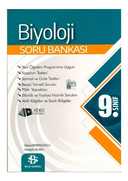 Bilgi Sarmal Yayınları 9. Sınıf Biyoloji Soru Bankası