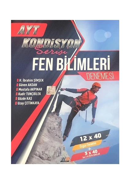 Hız ve Renk Yayınları AYT Fen Bilimleri Kondisyon Serisi Denemeleri