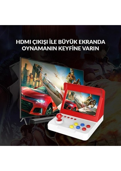 Arcade Oyun Konsolu Gameboy Gba Gc Sega-Beyaz