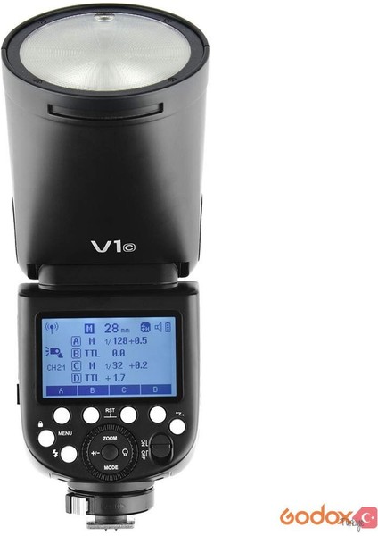 V1 Nikon Uyumlu Tepe Flaş Yuvarlak Kafa