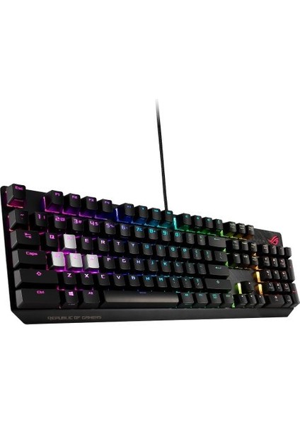 ASUS ROG STRIX SCOPE AURA SYNC RGB MEKANİK OYUNCU KLAVYE TÜRKÇE TUŞ DİZİLİMİ NX RED SWITCH GENİŞ CTRL TUŞU