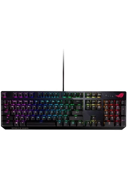 ROG Strix Scope Aura Sync RGB Türkçe NX Blue Switch Geniş Ctrl Tuşu Mekanik Oyuncu Klavye