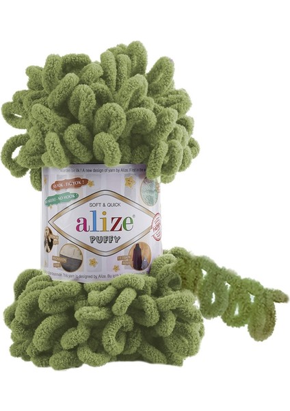 Puffy 100GR El Örgü Ipi Ipliği Yünü