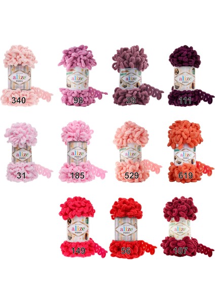 Puffy 100GR El Örgü Ipi Ipliği Yünü