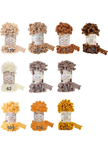 Puffy 100GR El Örgü Ipi Ipliği Yünü fiyatları