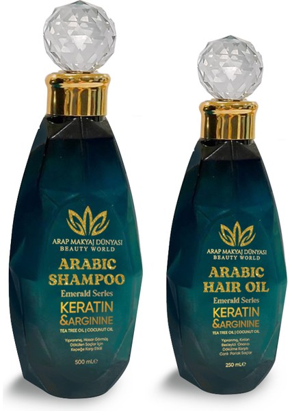 Arap Yağı(250ml) & Arap Şampuanı(500ml) 2li Set