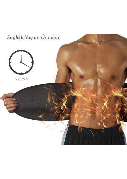 Fixflex Neopren Göbek Incelten Sauna Etkili Termal Korse Standart Beden