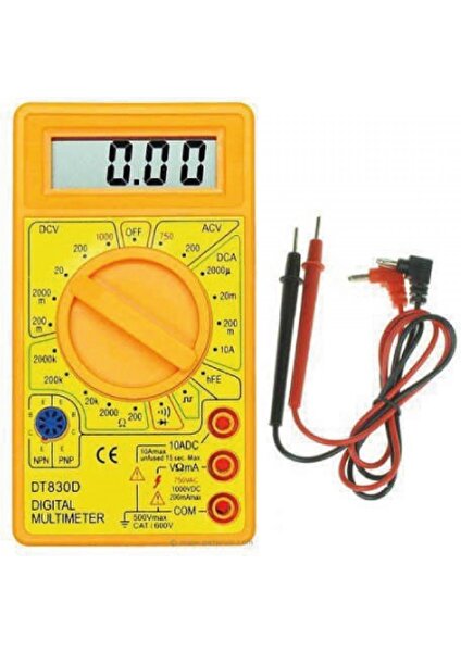 Dijital Avometre Multimetre Ölçü Aleti