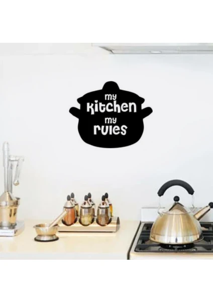 Şirin Lazer My Kitchen Mutfak Duvar Dekoru Ahşap Tablo