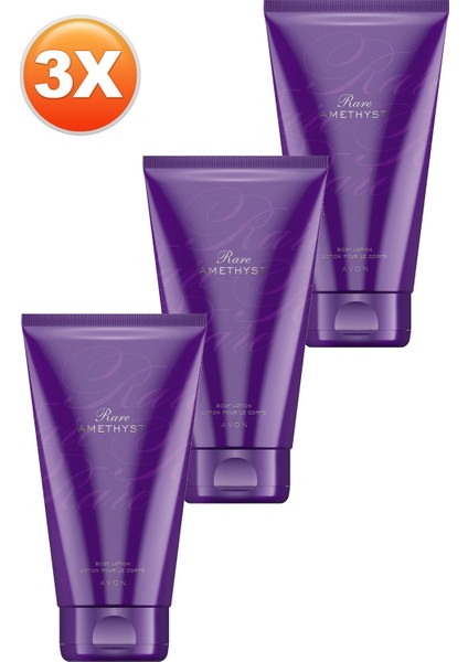 Rare Amethyst Vücut Losyonu 150 Ml. Üçlü Set
