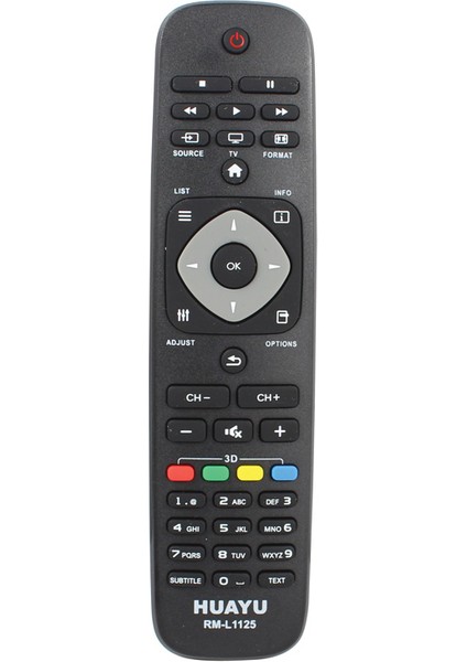 Weko Kl RM-L1125+ 3D Tuşlu Phılıps Lcd-Led Tv Kumanda