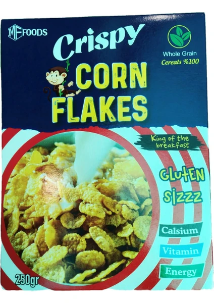 MF Food Crispy Mf Foods Glutensiz Crispy Corn Flakes 250 gr