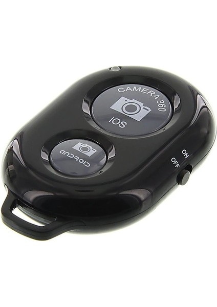 BT-360 Apple Android Kablosuz Uzaktan Kumanda Fotoğraf Selfie Bluetooth Deklanşör (2 ADET)
