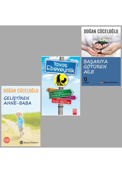 Geliştiren Anne Baba - Yavaş Ebeveynlik - Başarıya Götüren Aile, Doğan Cüceloğlu - Pınar Mermer & Tohumlu Kalem & Fermuarlı Mini Makyaj Çantası