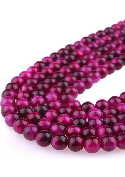 6 mm Pembe Kaplangözü Taşı Dizi - DZ3930-P