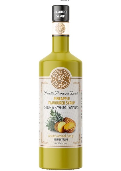 Premium Ananas Aromalı Şurup 700 ml