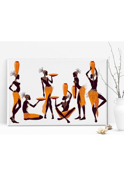 Gift African Woman Tasarımlı Kanvas Tablo 50X70CM-1