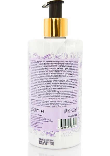 Lost Heaven Babobab Yağı Içeren Besleyici ve Nemlendirici Vücut Losyonu - 350 ml modelleri