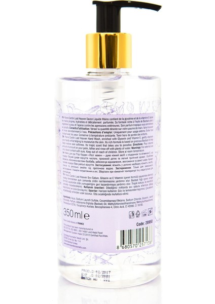 Liquid Hand Wash 350 ml - Lost Heaven Sıvı El Sabunu