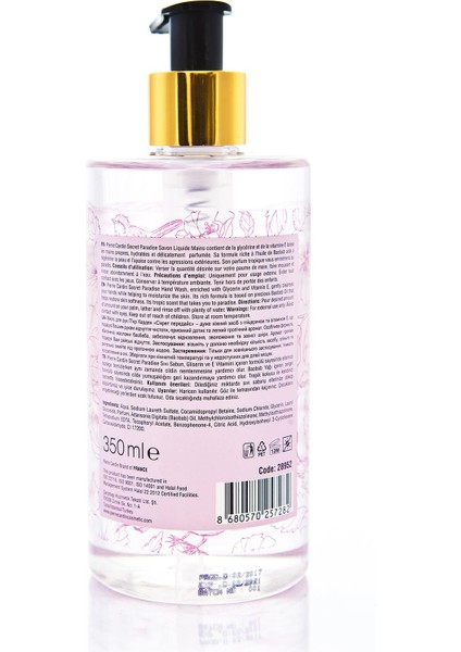 Liquid Hand Wash 350 ml - Secret Paradise Sıvı El Sabunu fırsatları