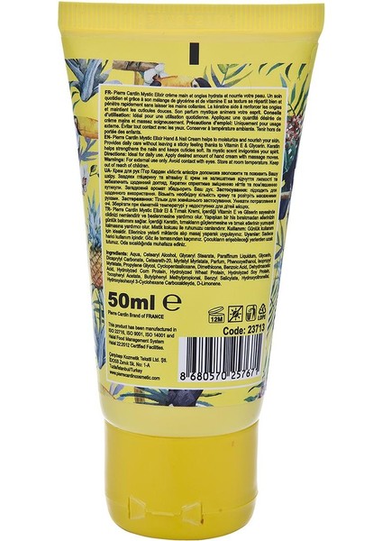 Mystic Elixir Çiçek ve Meyve Aromalı Keratin Içeren E Vitaminli Nemlendirici El Kremi - 50 ml modelleri